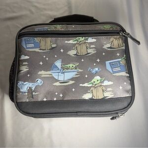 Pottery Barn Star Wars The Child Grogu Themed Gray Lunch Bag